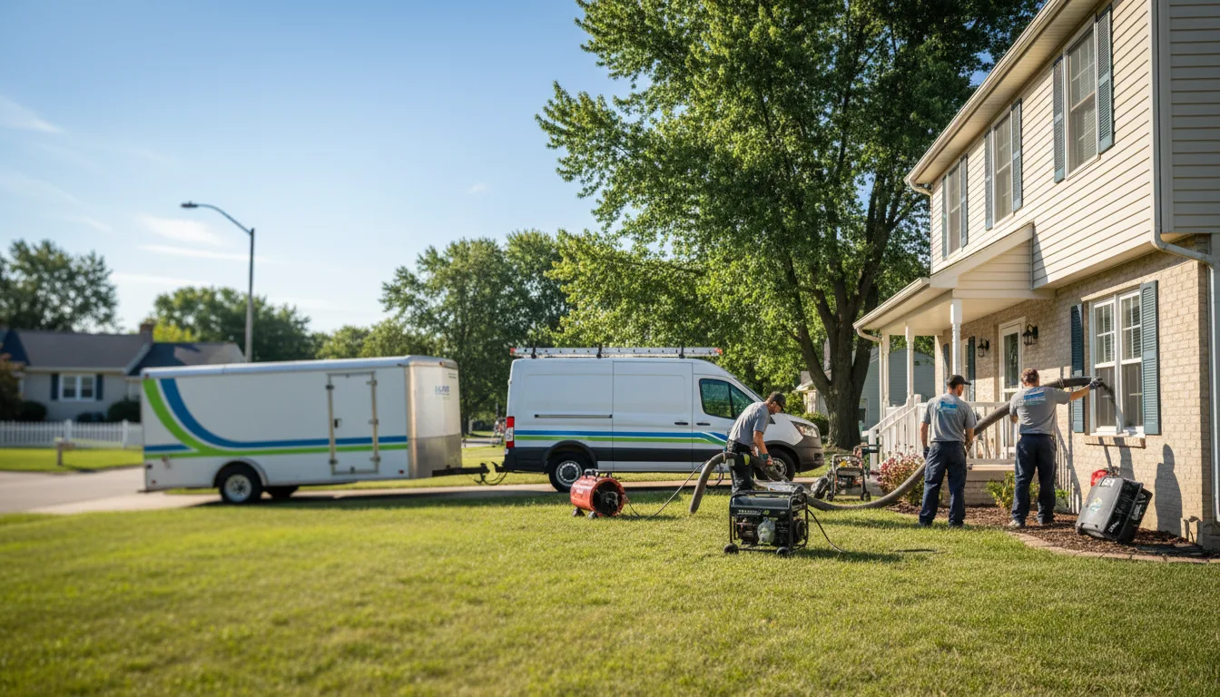 Flooded Basement Restoration And Cleanup With Repair in Redfield, IA near me
